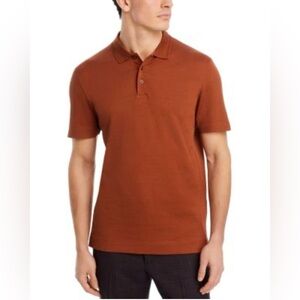 HUGO BOSS Men's rust orange short sleeve pullover size XL